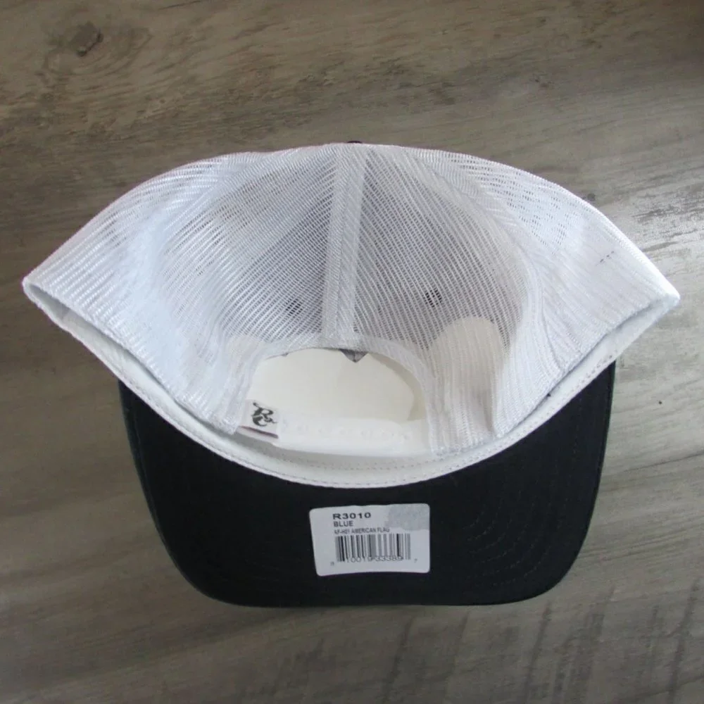 Rural Cloth Rural America American Flag Snapback Meshback Trucker Cap Hat